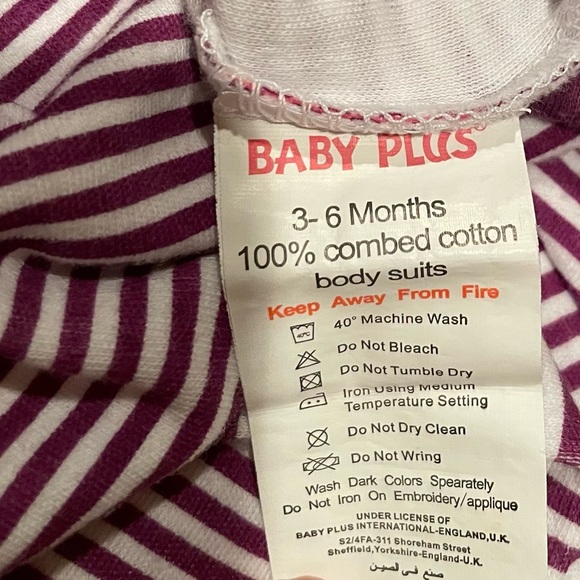 **2 for $20**Two Baby Plus onesies bundle. Size 3-6 month - Picture 8 of 13